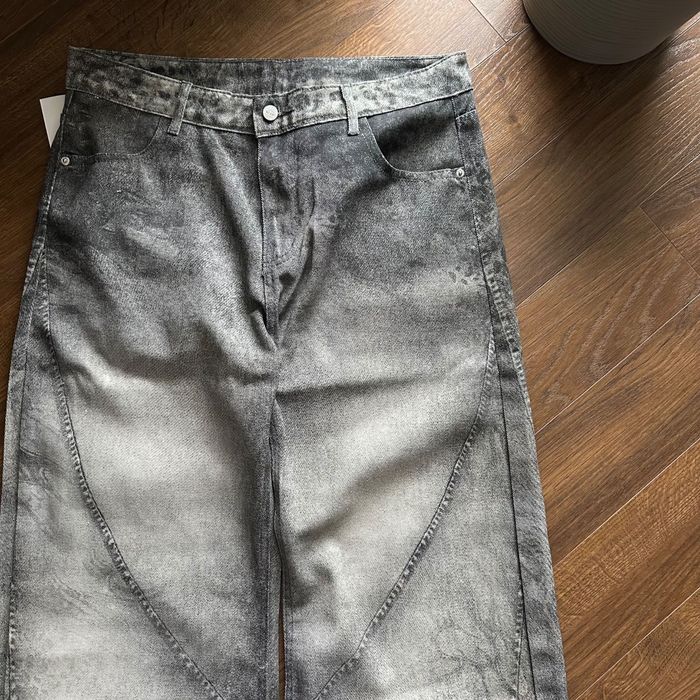 Baggy bootcut flared washed acne racer opium широкі опіум джинси y2k