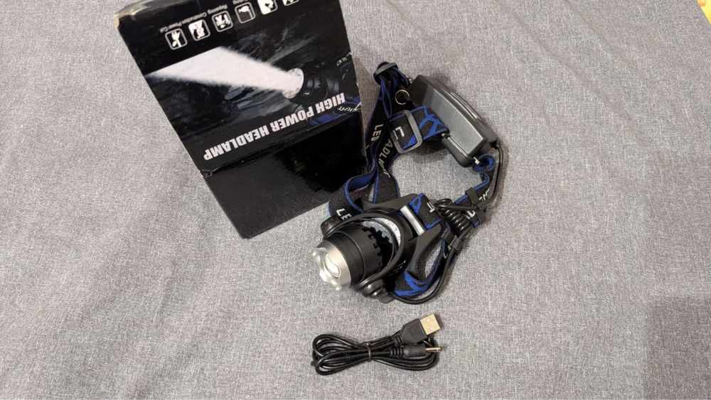 Ліхтар налобний на 18650