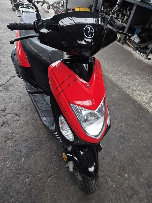 silnik, koło osłony, napęd, cały na  części Junak 104 50cc, 2018r, przebieg 238km, jak nowy