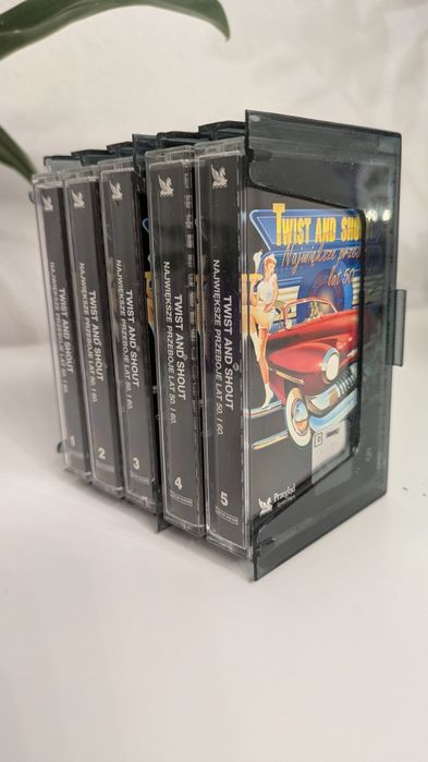 Kasety magnetofonowe Twist And About Komplet 5 sztuk.