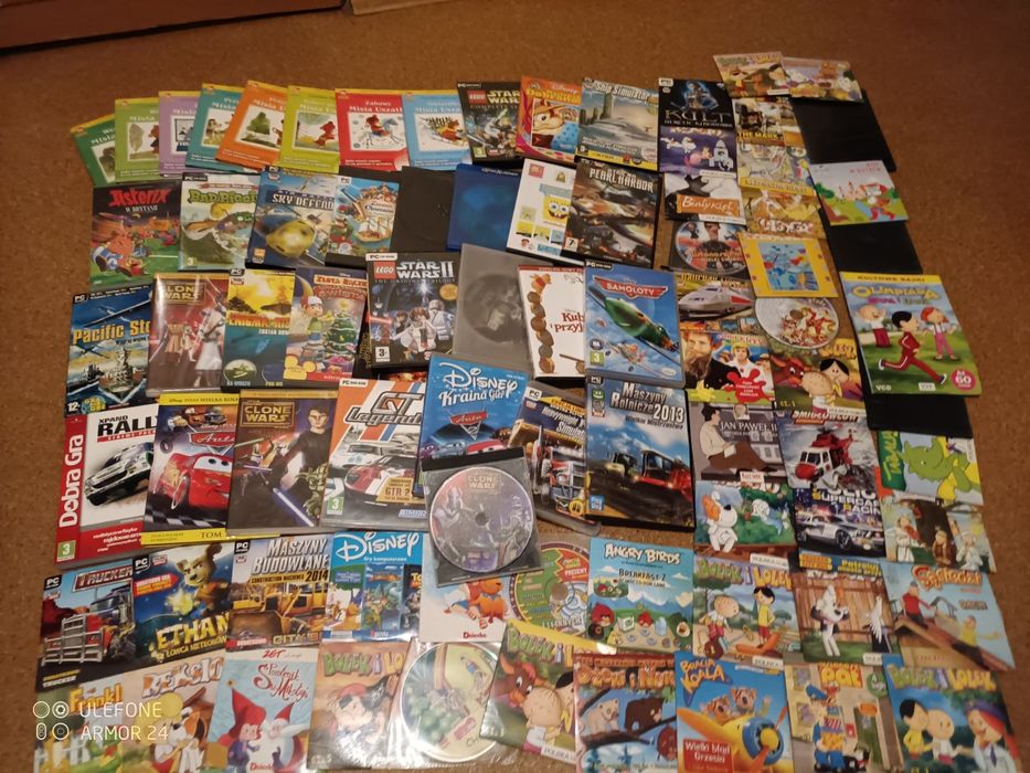 Gry i filmy dla dzieci zestaw duży