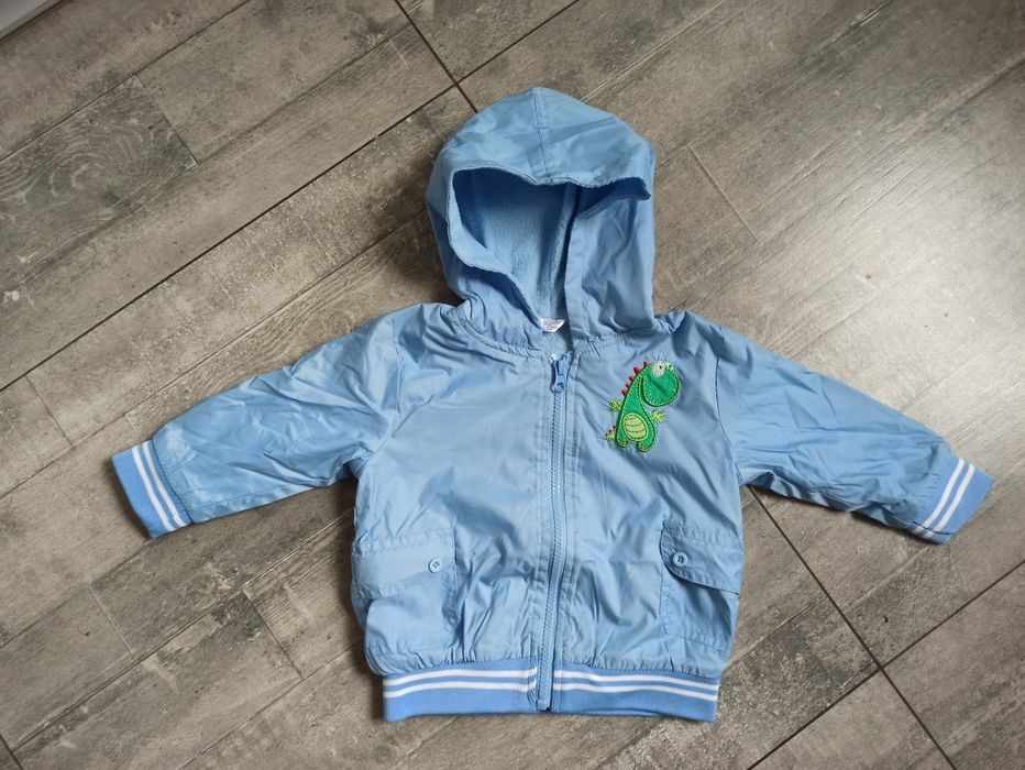 Niebieska kurteczka niemowlęca 80cm-12m