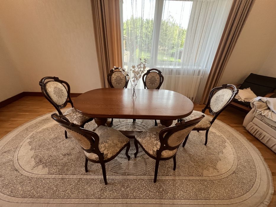 Обеденный стол! Стулья Италия