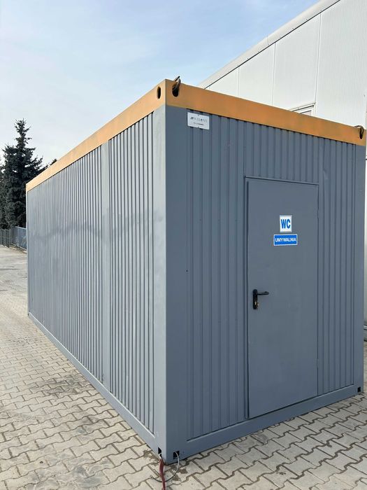 Kontener sanitarny z WC i umywalkami