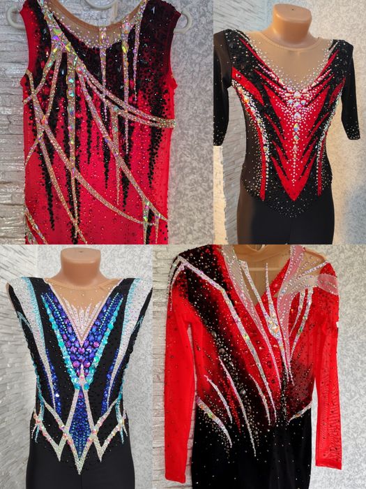 Нові комбінезони для художньої гімнастики р 160-175.