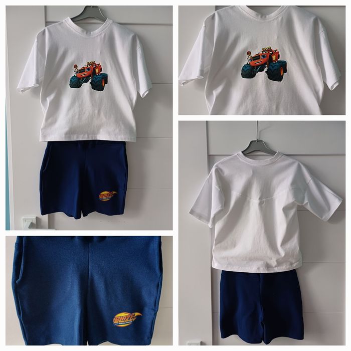 Nowy komplet t shirt I krótkie spodenki rozmiar 122 cm Blaze I