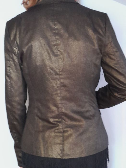 Marynarka złoto-czarna,bawełna r.36 lub r.38"Troll"nowe