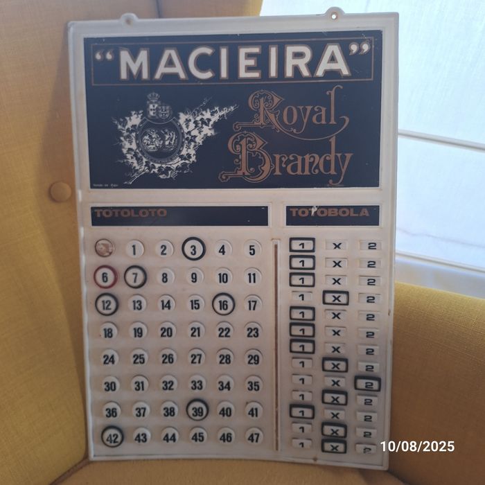 Placa Macieira anos 70 e 80