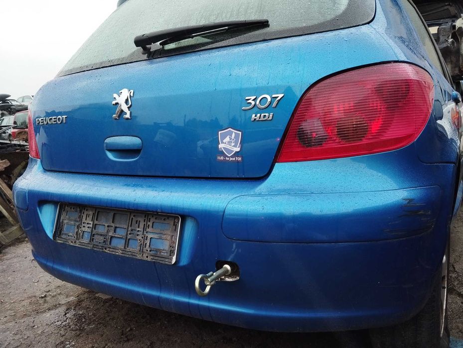 Peugeot 307 2.0HDi 5D 2004r.Klapa bagażnika.