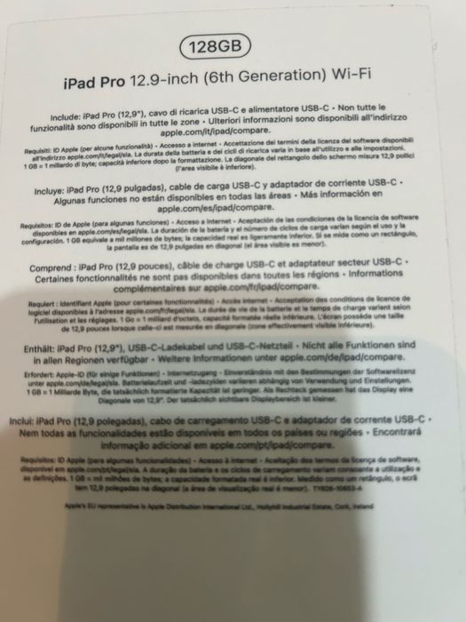 IPAD PRO 13” | M2 | WIFI 128GB | 6a ger + Oferta Relógio Lacoste