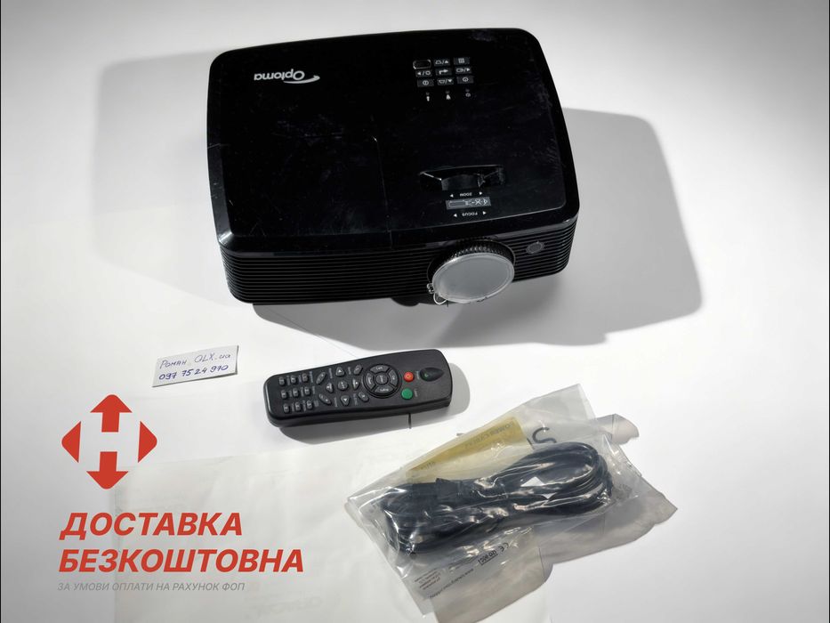 Проєктор для дому та ігор Optoma HD142X Full HD 1080p, 3000 ANSI lm