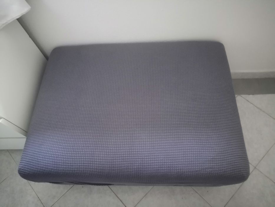 Sofá/repousa pés VIMLE com arrumação  IKEA