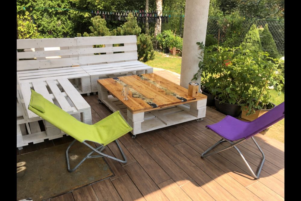 Komplet wypoczynkowy tarasowy