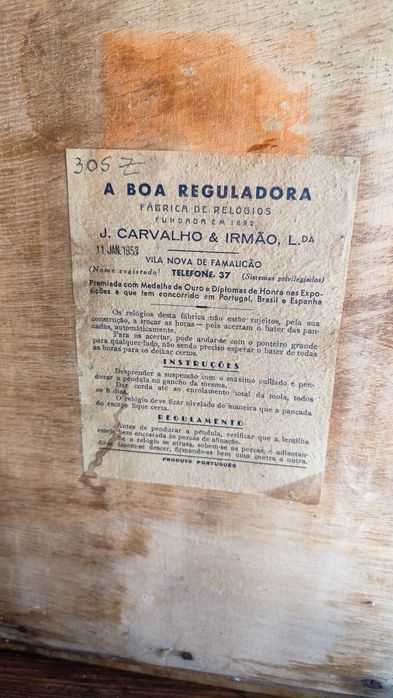Relógio reguladora