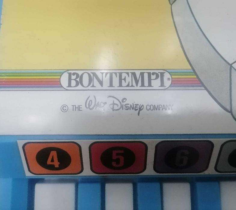 Piano Bontempi Disney muito antigo
