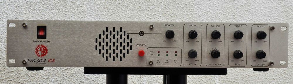Pré-amplificador e controlador de som Pro SYS-ICS