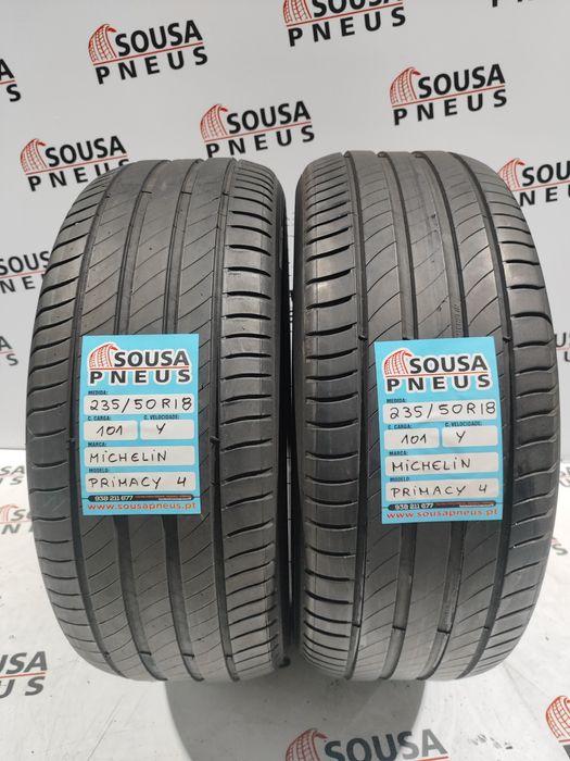 2 pneus semi novos 235-50R18 Michelin - Oferta dos Portes