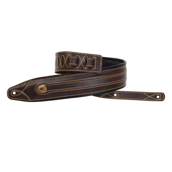 Pas do gitary SOLDIER STP-GL034-brown - skórzany pasek gitarowy