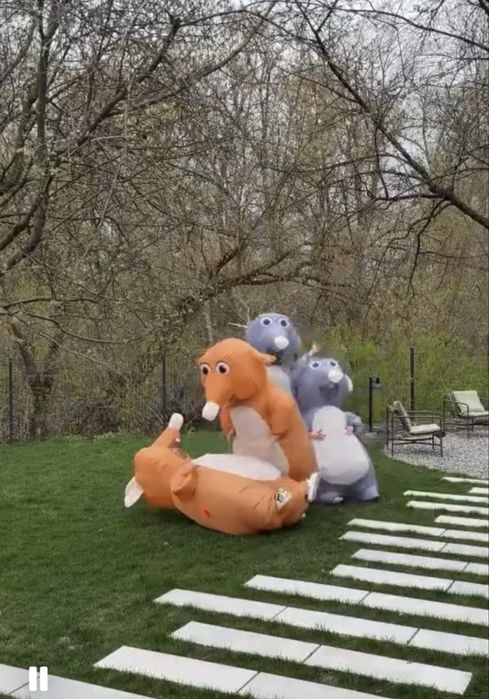 Костюм криси ,щура ,миші дорослий  надувний карнавальний