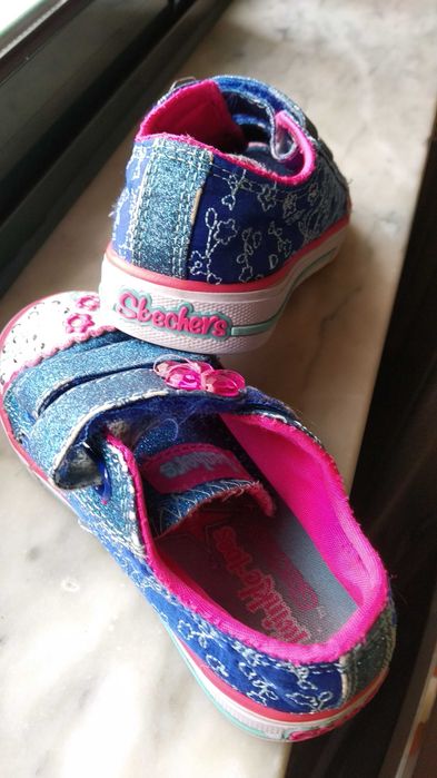 Sapatilhas Skechers, 22, Twinkle Toes, com luzinhas