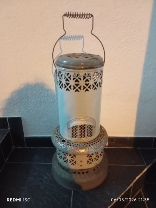 Aquecimento portátil antigo
