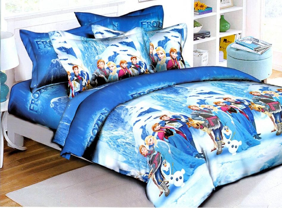 Постельное белье Принцесса Эльза Фроузен дед мороз Лол Пони Холодное с