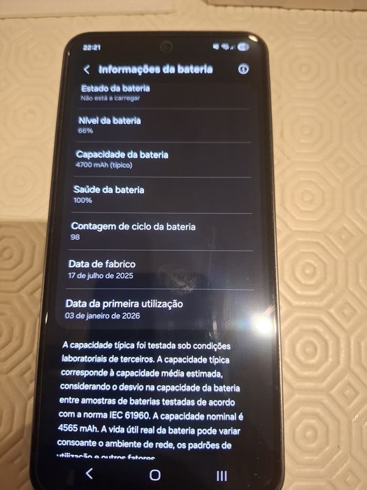 Samsung S24Fe como novo com garantia