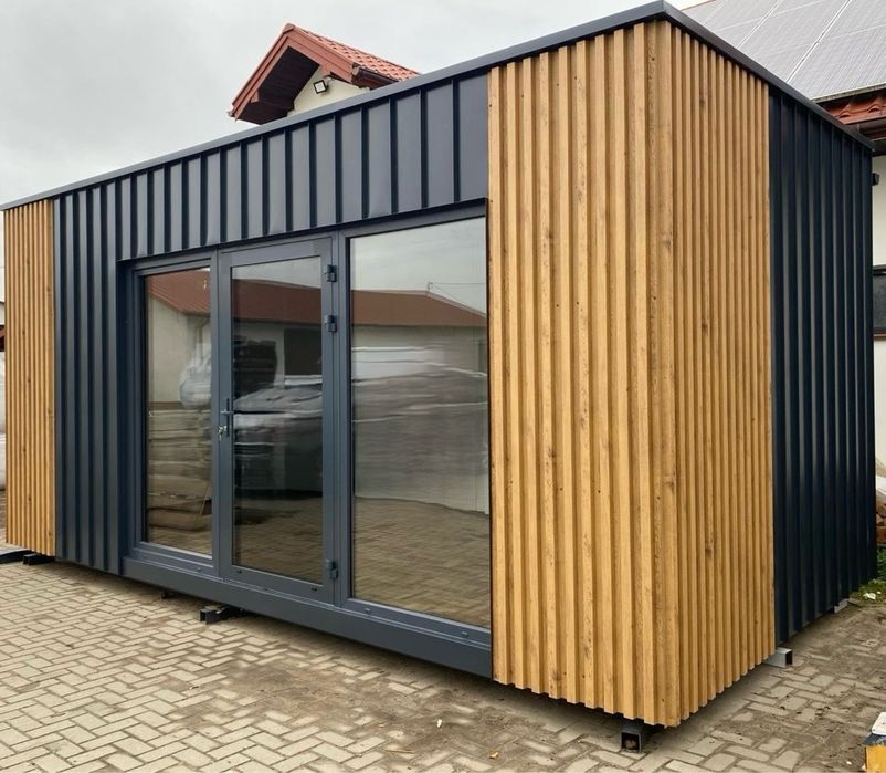 Pawilon z płyt PIR 6x3 m i na zamówienie Handlowy Biurowy mieszkalny