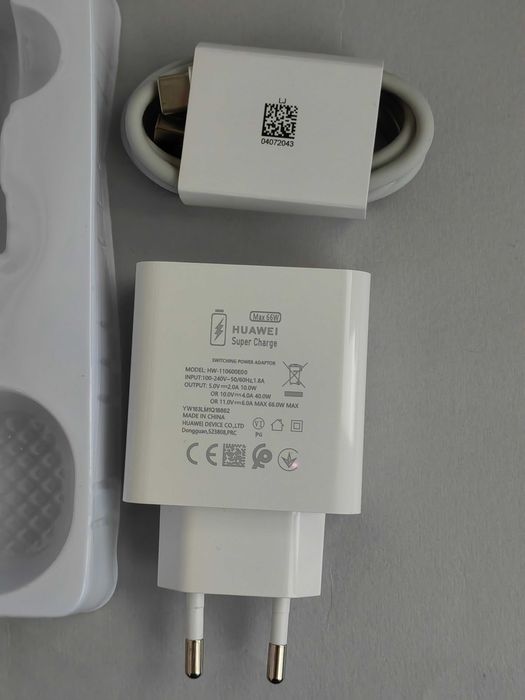 Оригинальная зарядка Huawei SuperCharge 66W с кабелем Type-C