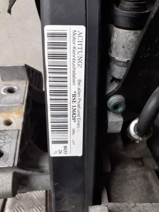 Motor Volkswagen Golf V 1.6 8v ref: BSE ( Audi A3, Skoda Octavia)