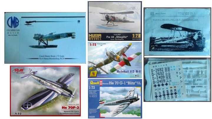 Kits 1/72 Aviões Alemães