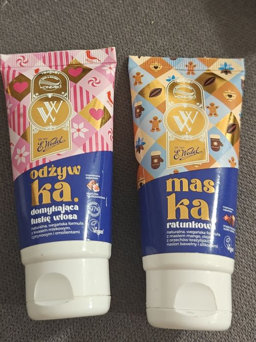 Mini odżywki do włosów onlybio x wedel