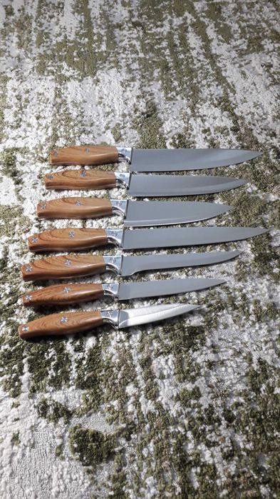 Набор кухонных ножей очень острые ножи ніж для кухні набір ножів