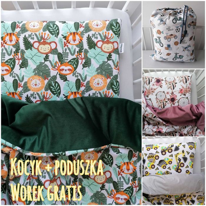 Pościel do przedszkola zestaw przedszkolaka kocyk poduszka