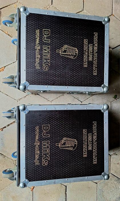 4 Głowice ADJ Focus Spot 2X + 2 casy na kołach