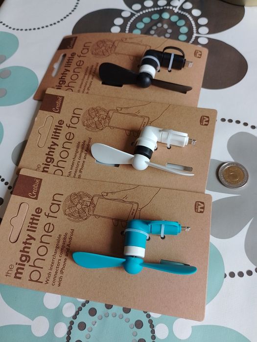 Wiatrak do smartfona/tableta. Super gadżet. Cena.