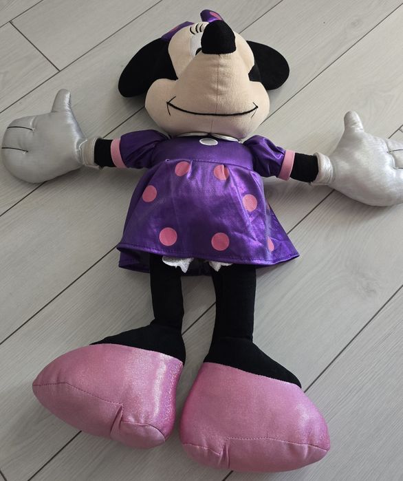 Велика м'яка іграшка Мінні Маус Disney (фіолетова сукня) оригінал