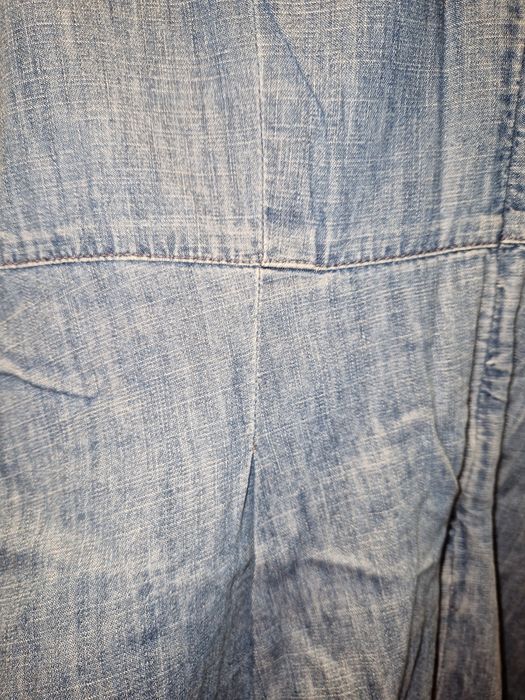 EDC by Esprit kolejna jeansowa sukienka letnia z haftem  rozmiar 42