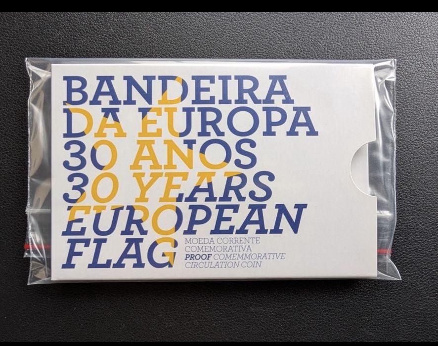 Moeda 2 euros proof bandeira 2015