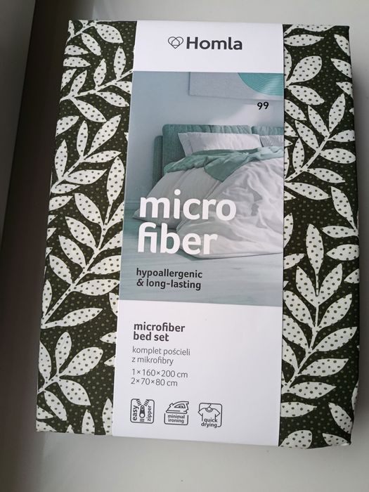 Pościel 160x200 z mikrofibry nowa