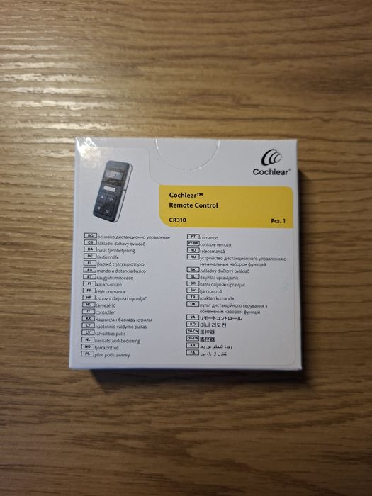 Nowy Pilot Cochlear CR310 (Nucleus 7 / Nucleus 8 / Kanso 2) ZAPLOMBOWANY