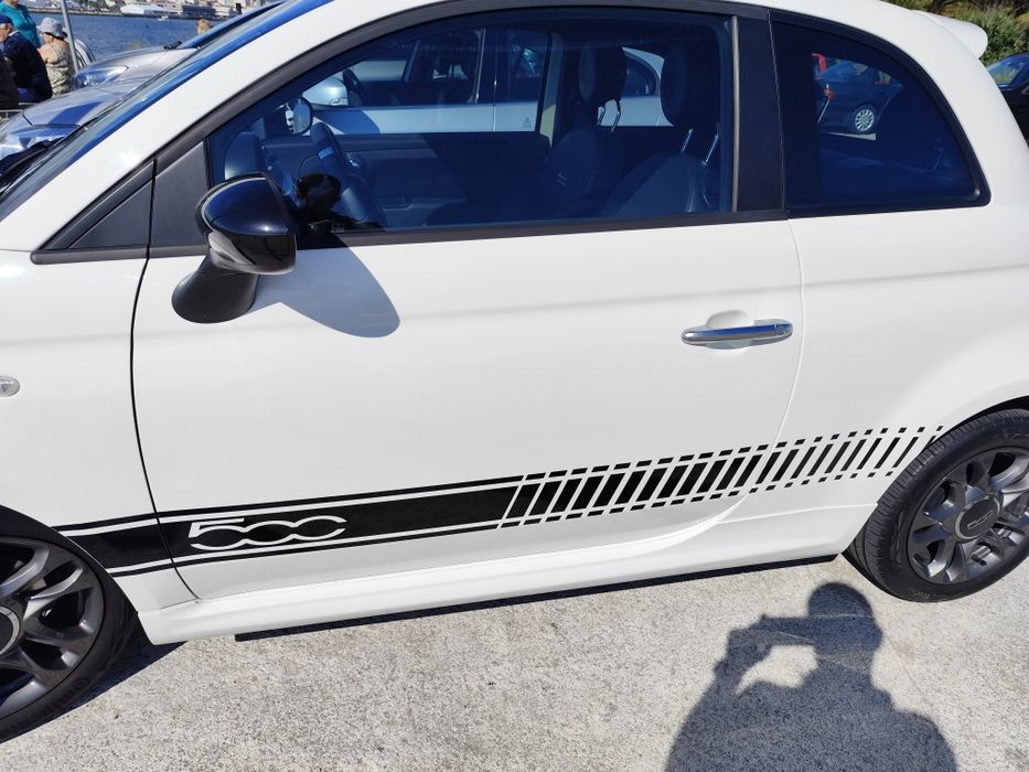 Fiat 500 1.0 Hybrid Sport com teto panorâmico Eletrico