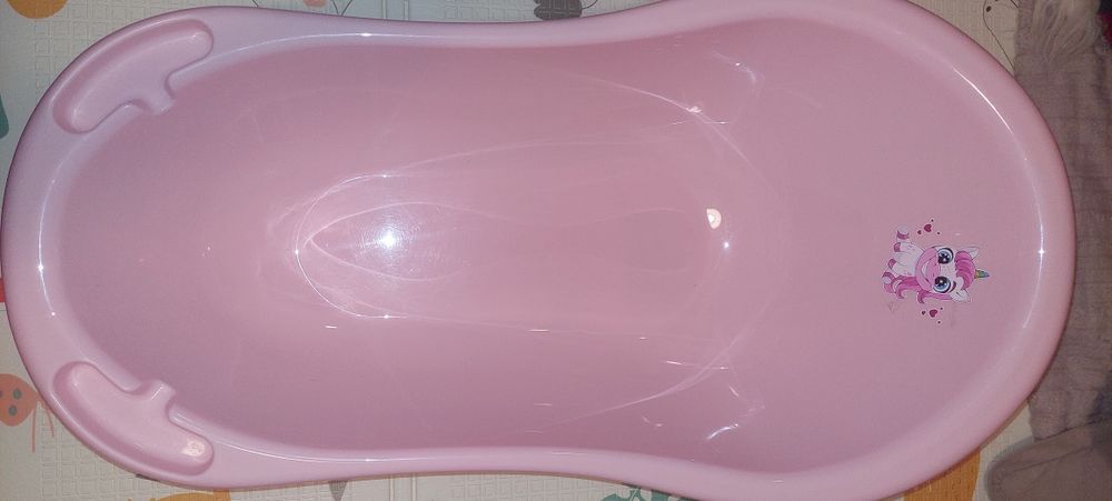 Ванночка дитяча,рожева