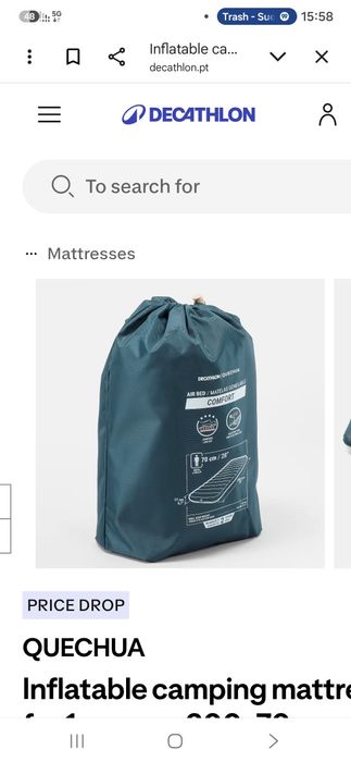 Camping mattresses Decathlon