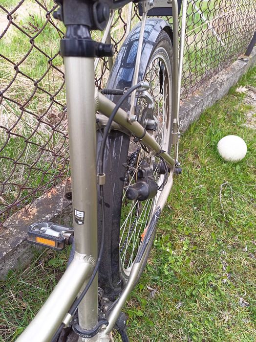 Rower Damski Miejski z koszem Rama Aluminiowa 19" Shimano Stan BDB Dynamo
