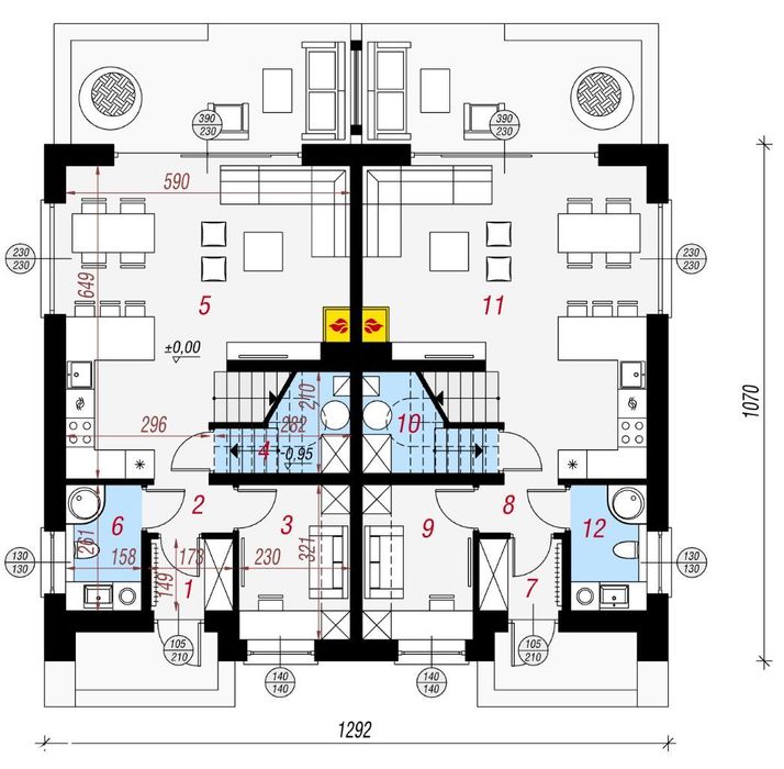 Dom na działce  500m2