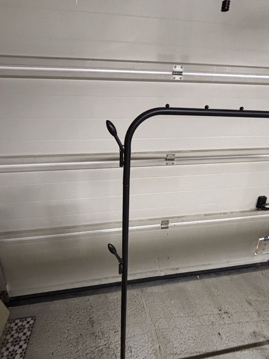Wieszaki loft czarny 110cm - 4 szt.