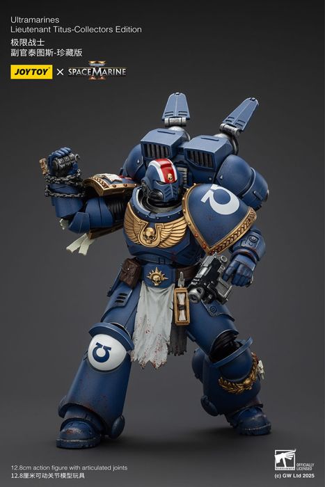 Фігурка warhammer 40k JoyToy Lieutenant Titus-Collectors Edition 1/18