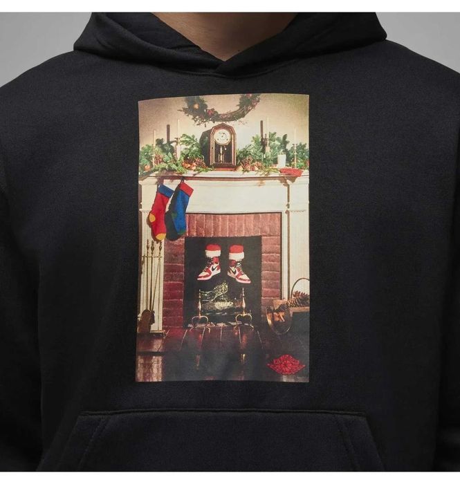 чоловіча кофта Jordan Jm Chimney Flc Po Black (HQ5654-010) M,L