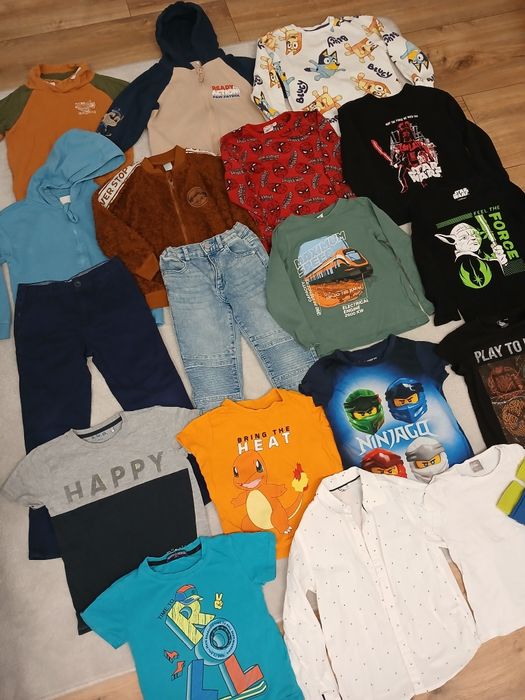 20szt. dla chłopca rozmiar 116cm